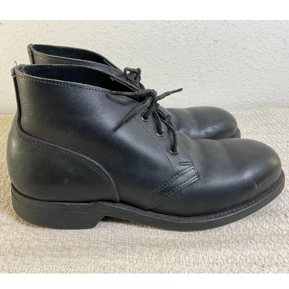 Biltrite Mens Black Leather Steel Toe Chukka Boots 6.5 Oil Resist ANSI Z41.1-91 - Picture 14 of 15